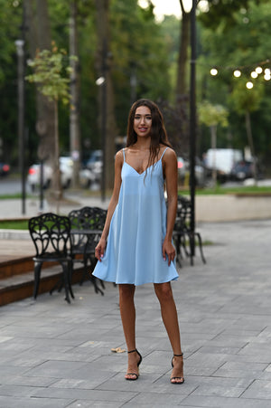 Блакитна сукня Jasmin FYZE елегантна