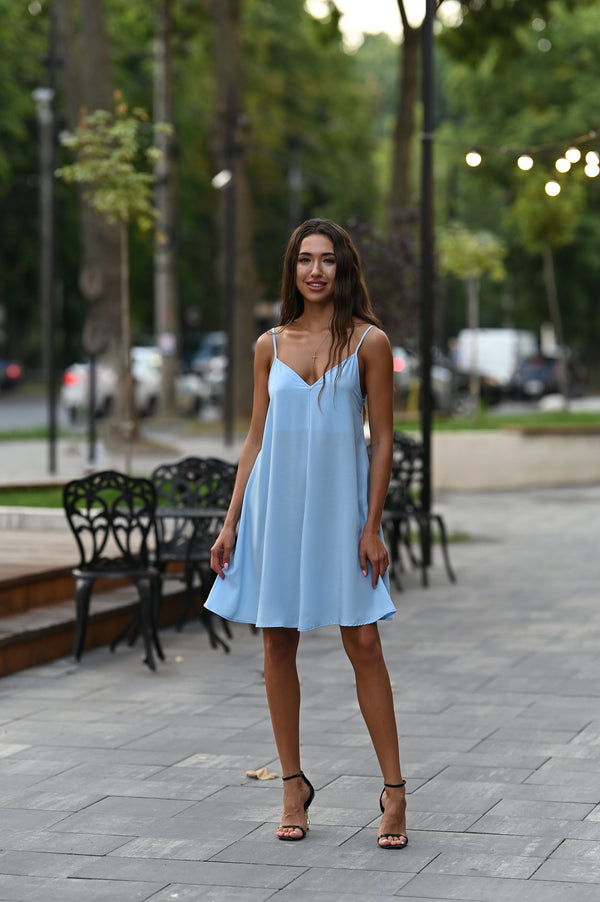 Блакитна сукня Jasmin FYZE елегантна