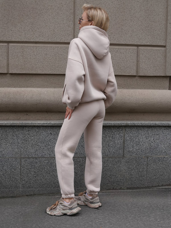 Костюм Cosmi з худі і джогерами Беж (з утепленням)