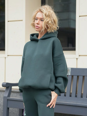 Костюм Cosmi з худі і джогерами Смарагд (з утепленням)