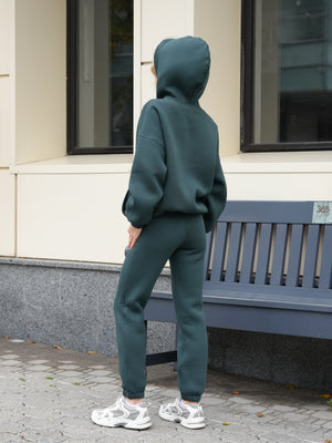 Костюм Cosmi з худі і джогерами Смарагд (з утепленням)