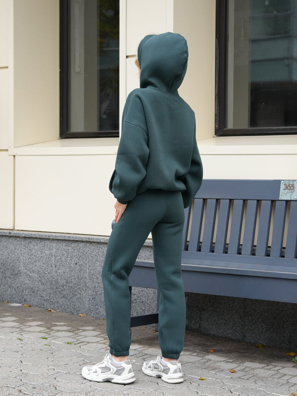 Костюм Cosmi з худі і джогерами Смарагд (з утепленням)